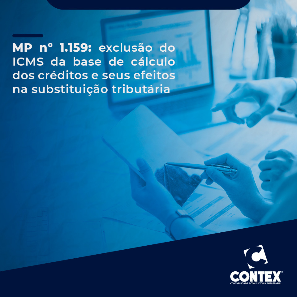 Mp Nº 1159 Exclusão Do Icms Da Base De Cálculo Dos Créditos E Seus Efeitos Na Substituição 1474